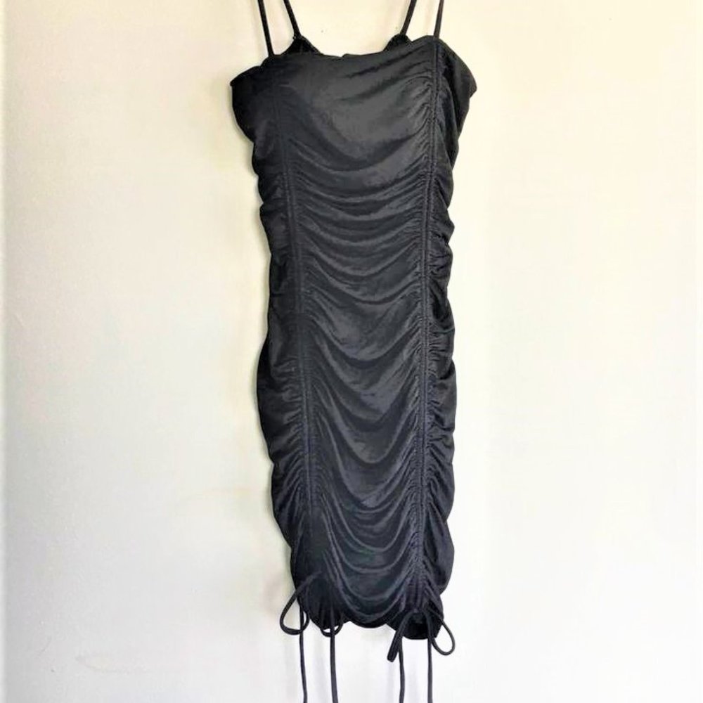 black mini dress small size